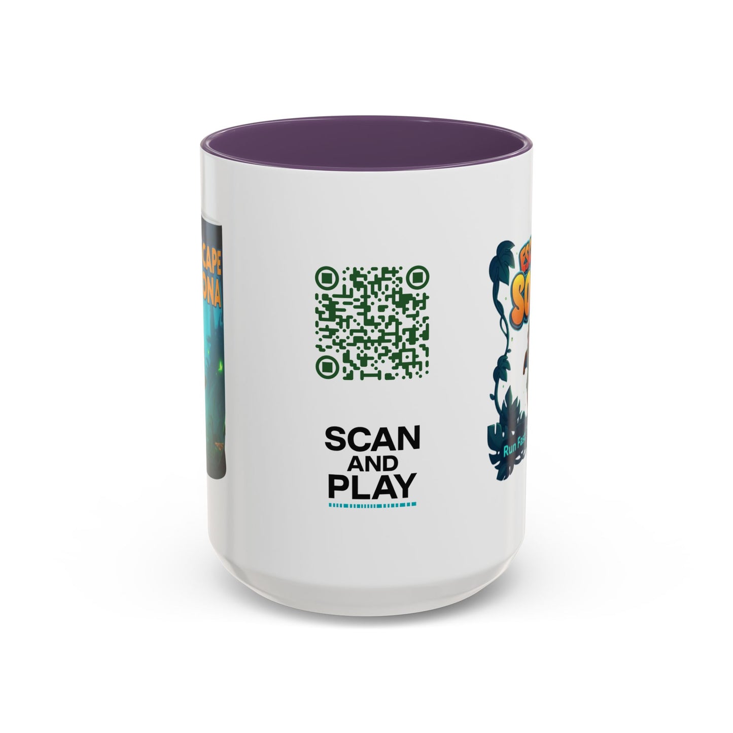 MahaSona Accent Mug – Sip in Style, Escape in Spirit - Whimsical Gift , Fun Drinkware, Perfect for Birthdays, Holidays, Office Decor