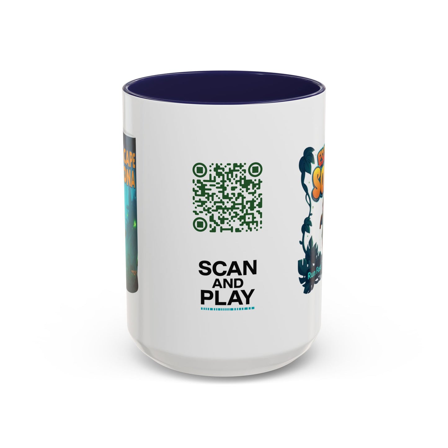 MahaSona Accent Mug – Sip in Style, Escape in Spirit - Whimsical Gift , Fun Drinkware, Perfect for Birthdays, Holidays, Office Decor