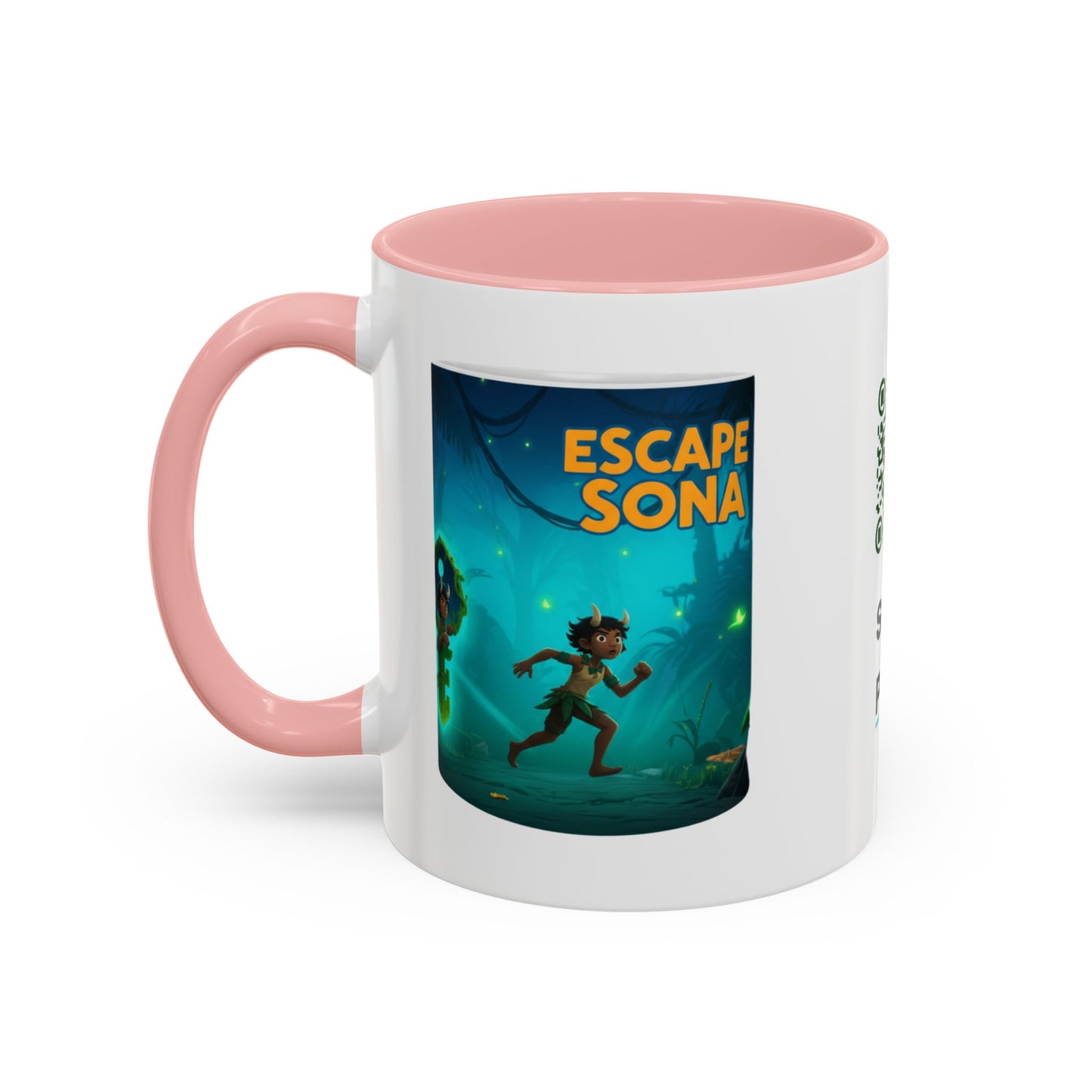 MahaSona Accent Mug – Sip in Style, Escape in Spirit - Whimsical Gift , Fun Drinkware, Perfect for Birthdays, Holidays, Office Decor