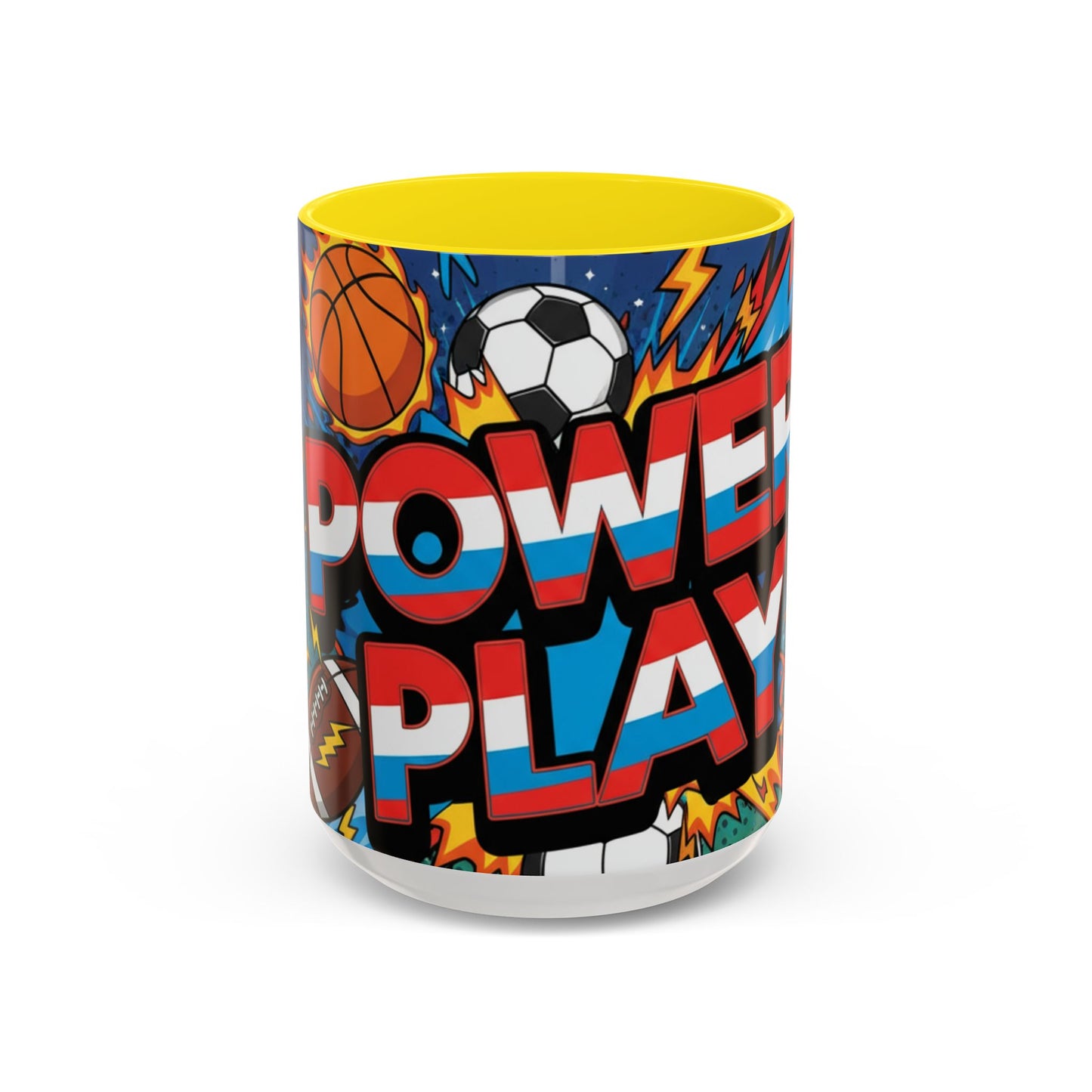 Sports-Themed Coffee Mug: 'Power Play' | Perfect Gift for Athletes, Gamers, or Sports Lovers | 11oz & 15oz | Great for Birthdays, [...]
