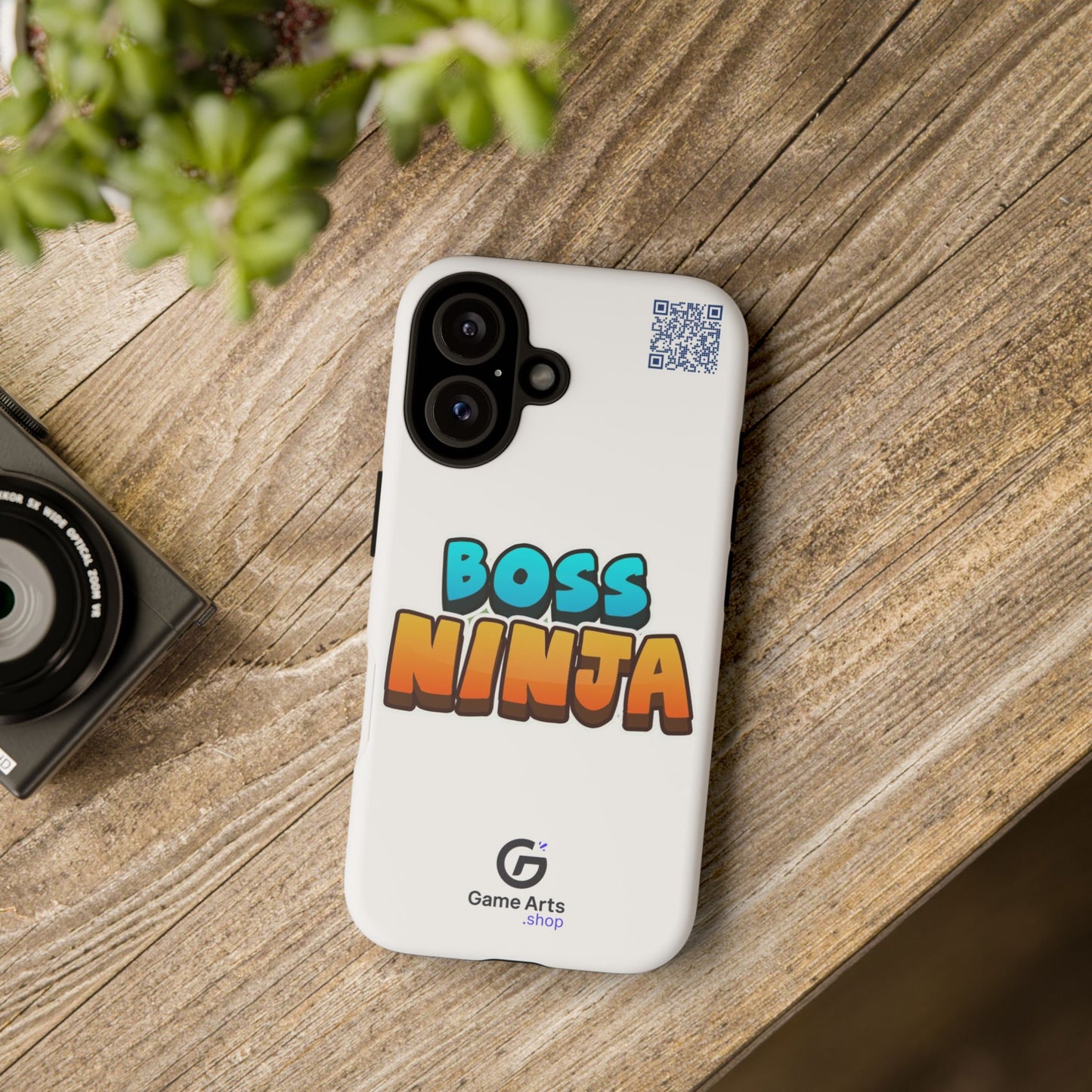 Boss Ninja Phone Case - Tough and Stylish Cover, Gamer Gift, Cool Phone Accessory, Fun Design, Unique Tech Protection