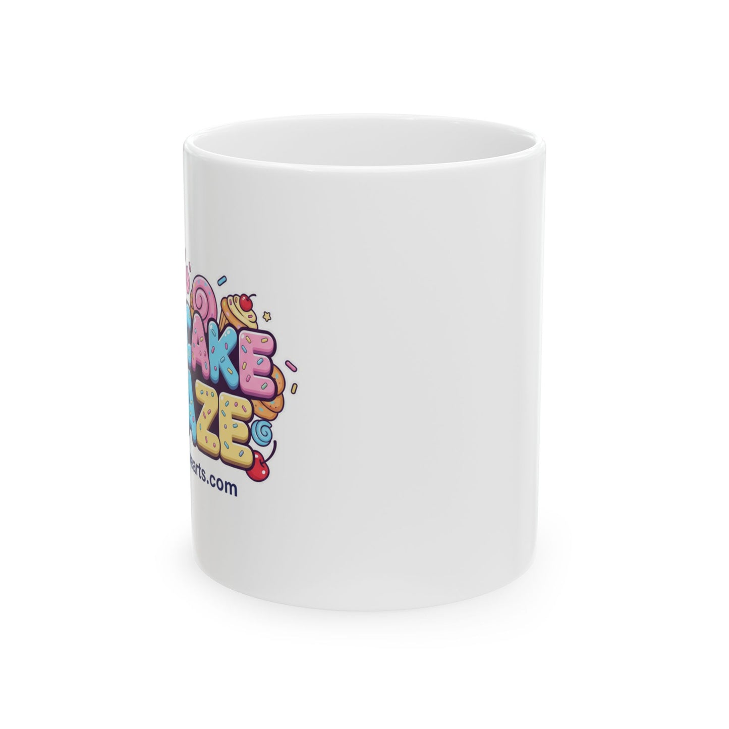 Cupcake Craze Ceramic Mug - Fun Coffee Cup, Gift for Bakers, Kitchen Decor, Birthday Party Essential, Sweet Treat Lover