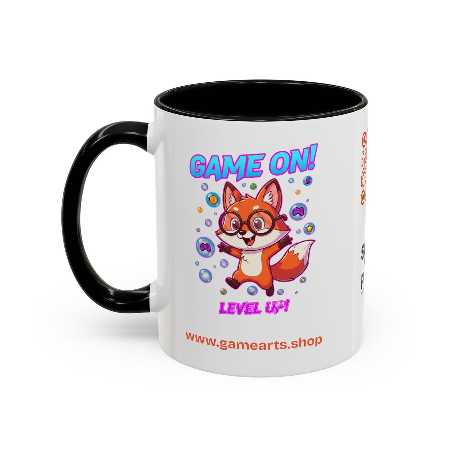 Bubble Fox Coffee Mug: Level Up Your Style, Cute Fox Design, Perfect for Coffee Lovers, Unique Home Decor