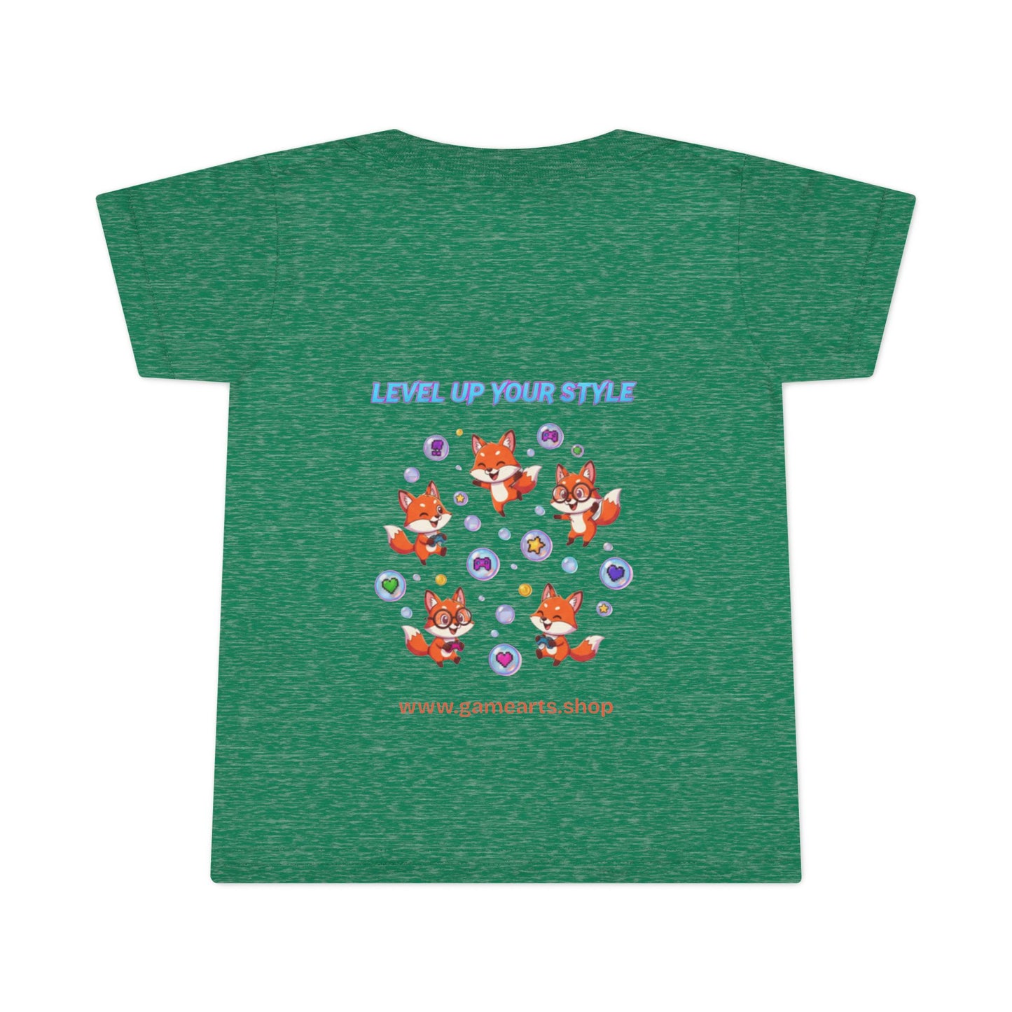 Bubble Fox Toddler Tee – Big Fun for Little Adventurers