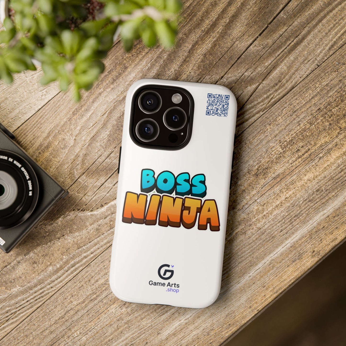 Boss Ninja Phone Case - Tough and Stylish Cover, Gamer Gift, Cool Phone Accessory, Fun Design, Unique Tech Protection