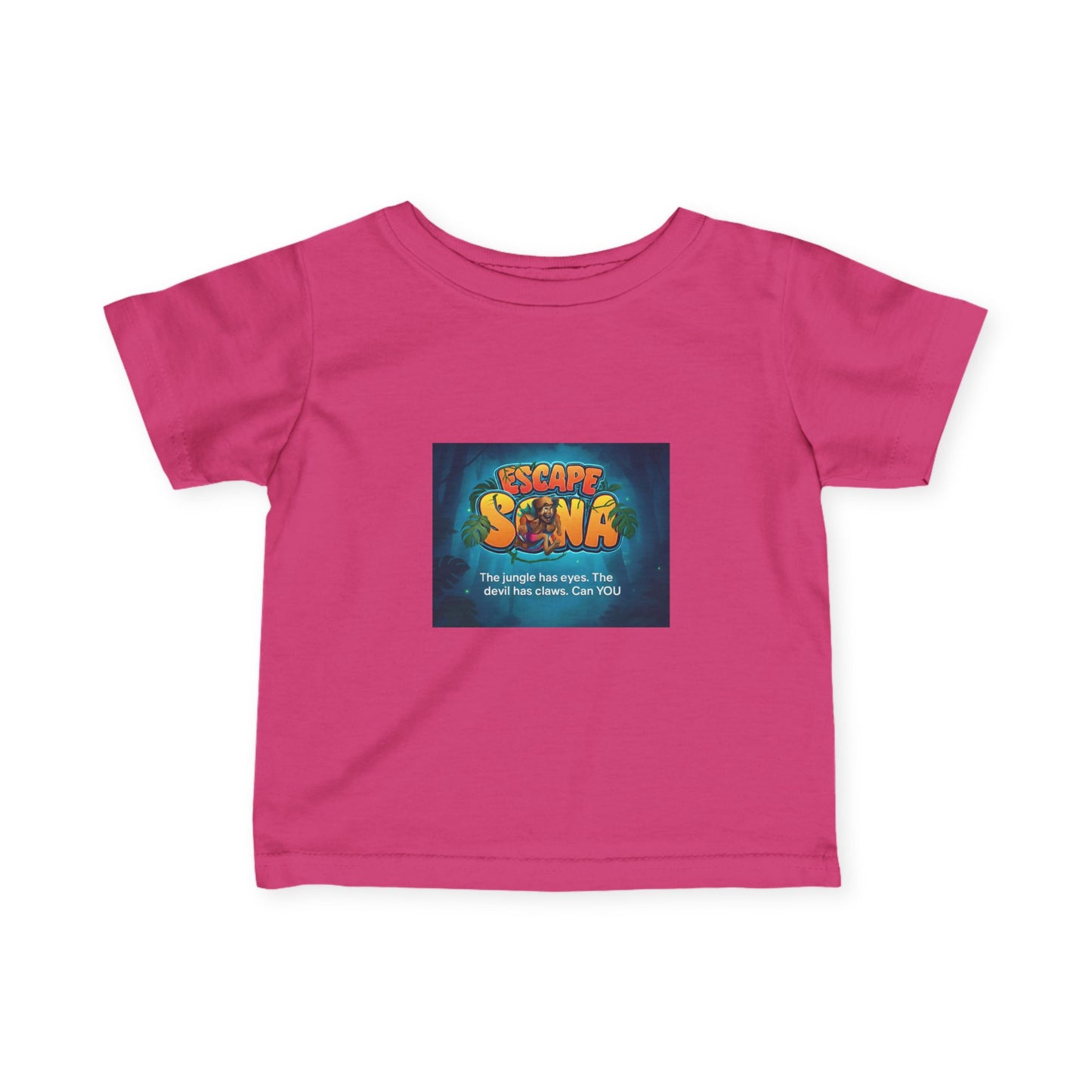 Infant Adventure Tee, Cute Baby T-Shirt, Escape Sona Kids Wear, Toddler Fun Clothing, Summer Vacation Gift, Playful Baby Apparel