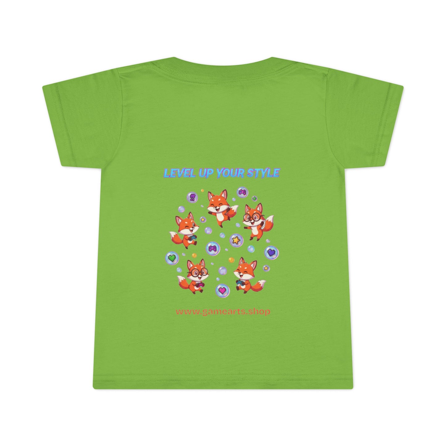 Bubble Fox Toddler Tee – Big Fun for Little Adventurers
