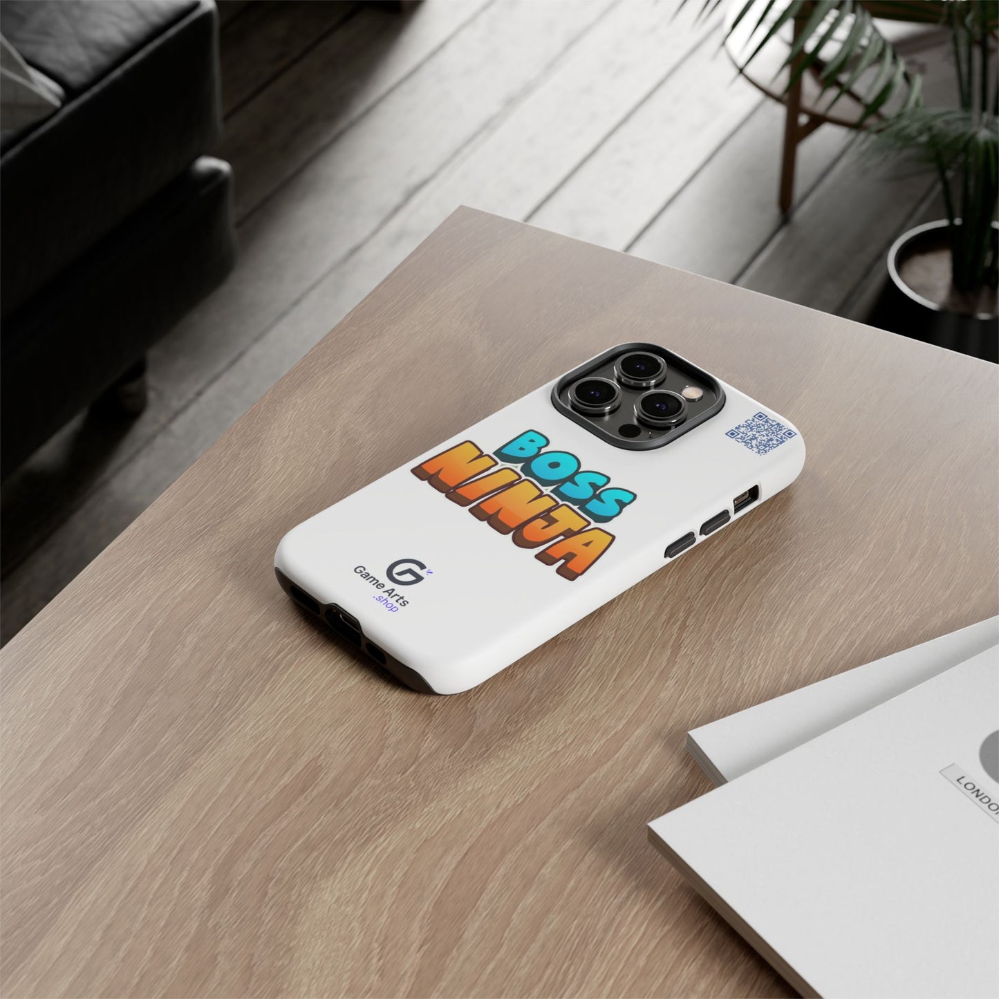 Boss Ninja Phone Case - Tough and Stylish Cover, Gamer Gift, Cool Phone Accessory, Fun Design, Unique Tech Protection