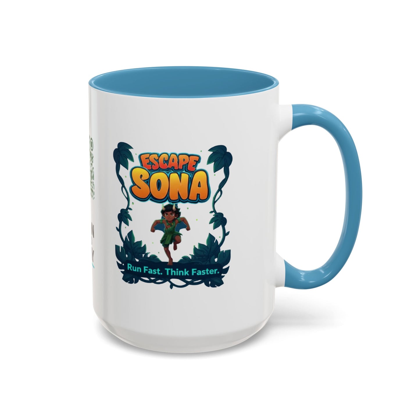 MahaSona Accent Mug – Sip in Style, Escape in Spirit - Whimsical Gift , Fun Drinkware, Perfect for Birthdays, Holidays, Office Decor