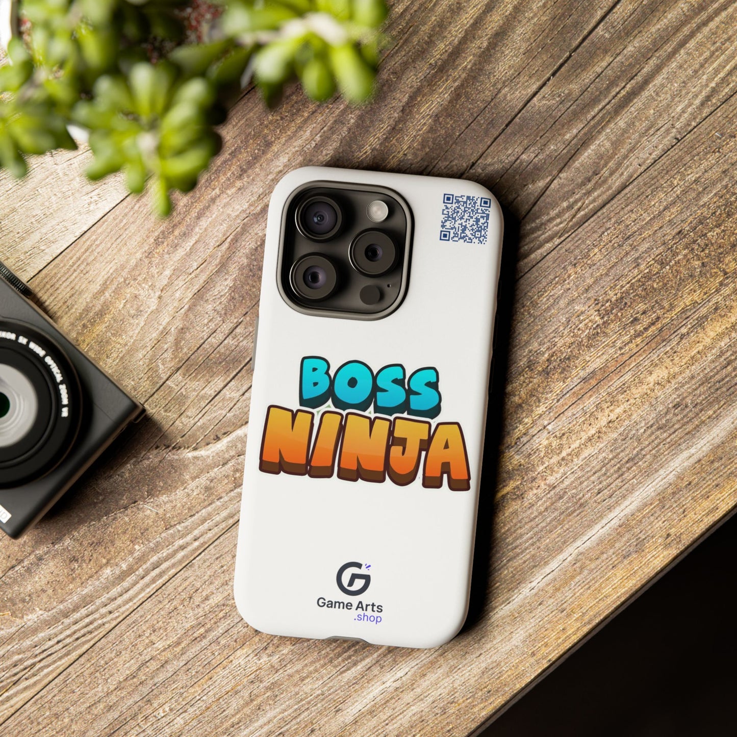 Boss Ninja Phone Case - Tough and Stylish Cover, Gamer Gift, Cool Phone Accessory, Fun Design, Unique Tech Protection