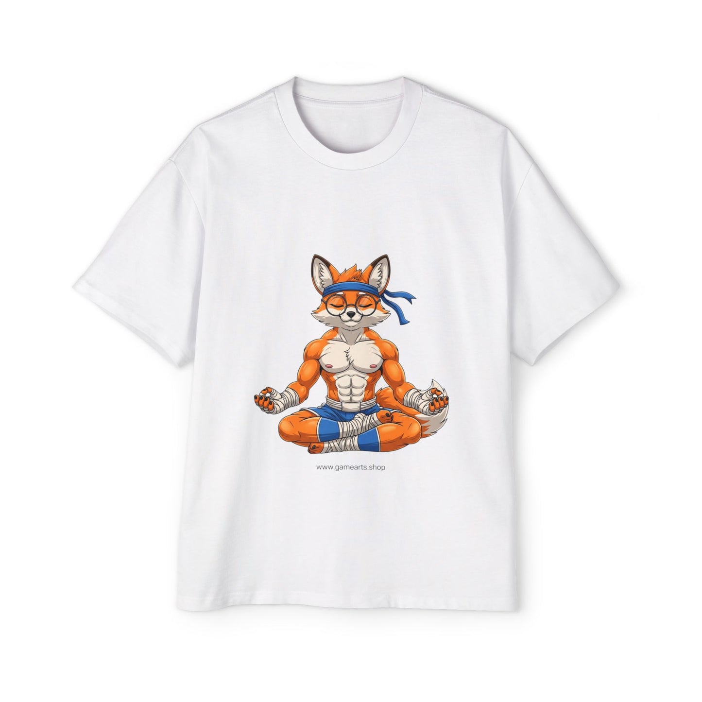 “Bubble Fox: Motion Art Oversized Tee Featuring Playful Fox Design, Casual Tee, Gift for Him, Unique Graphic T-Shirt, Streetwear Essentials, [...]