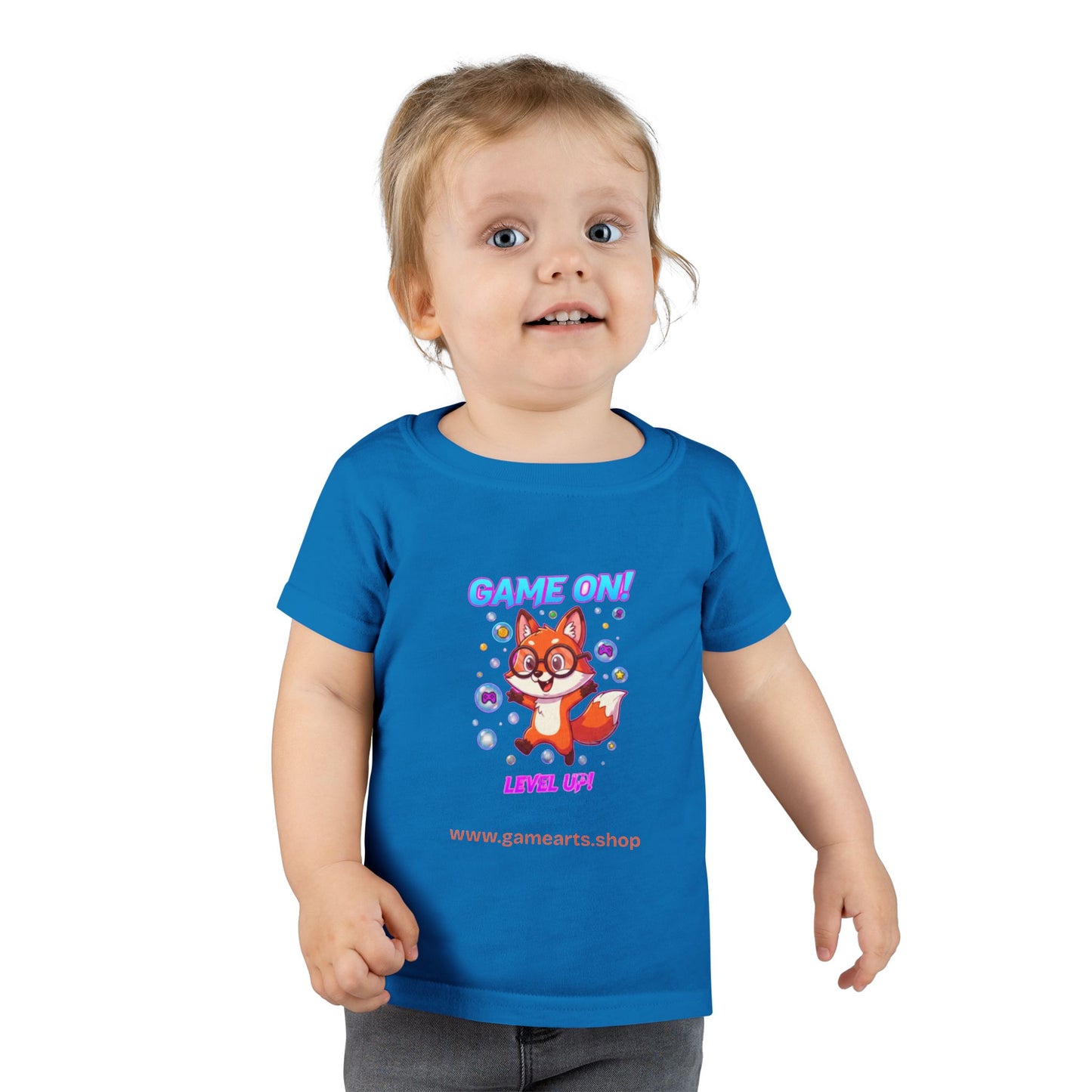 Bubble Fox Toddler Tee – Big Fun for Little Adventurers