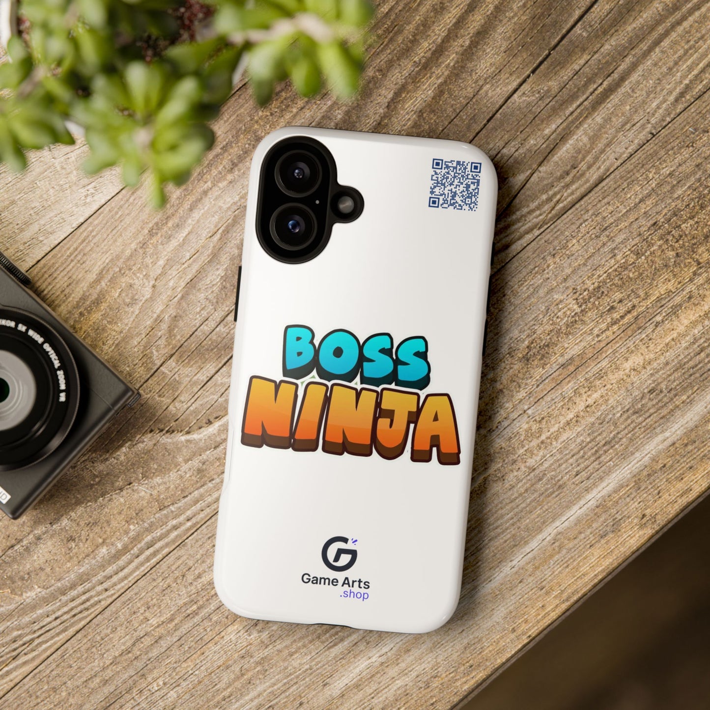 Boss Ninja Phone Case - Tough and Stylish Cover, Gamer Gift, Cool Phone Accessory, Fun Design, Unique Tech Protection
