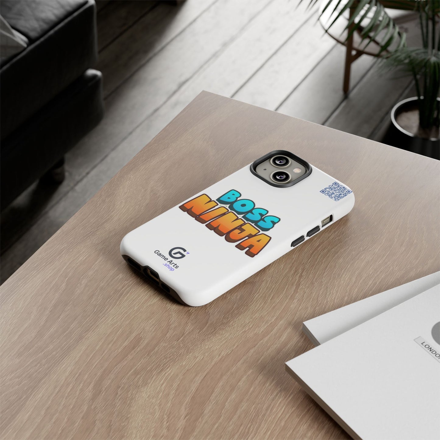 Boss Ninja Phone Case - Tough and Stylish Cover, Gamer Gift, Cool Phone Accessory, Fun Design, Unique Tech Protection