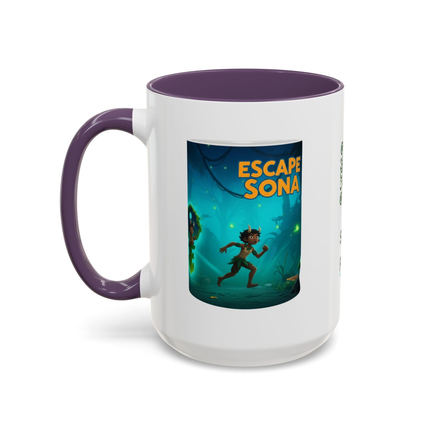 MahaSona Accent Mug – Sip in Style, Escape in Spirit - Whimsical Gift , Fun Drinkware, Perfect for Birthdays, Holidays, Office Decor