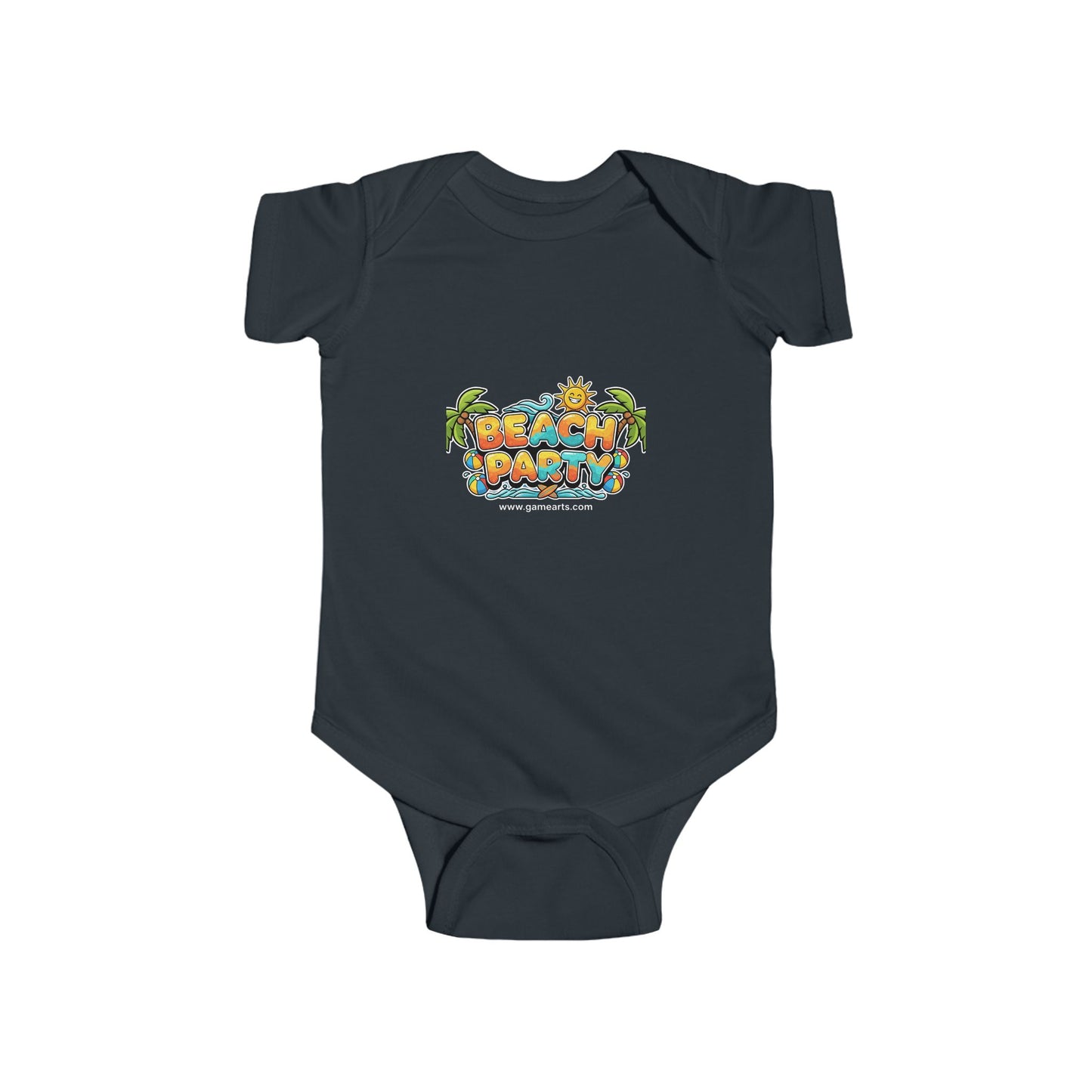Beach Baby Bodysuit, Cute Infant Outfit, Summer Baby Clothes, Unisex Baby Gift, Tropical Baby Wear
