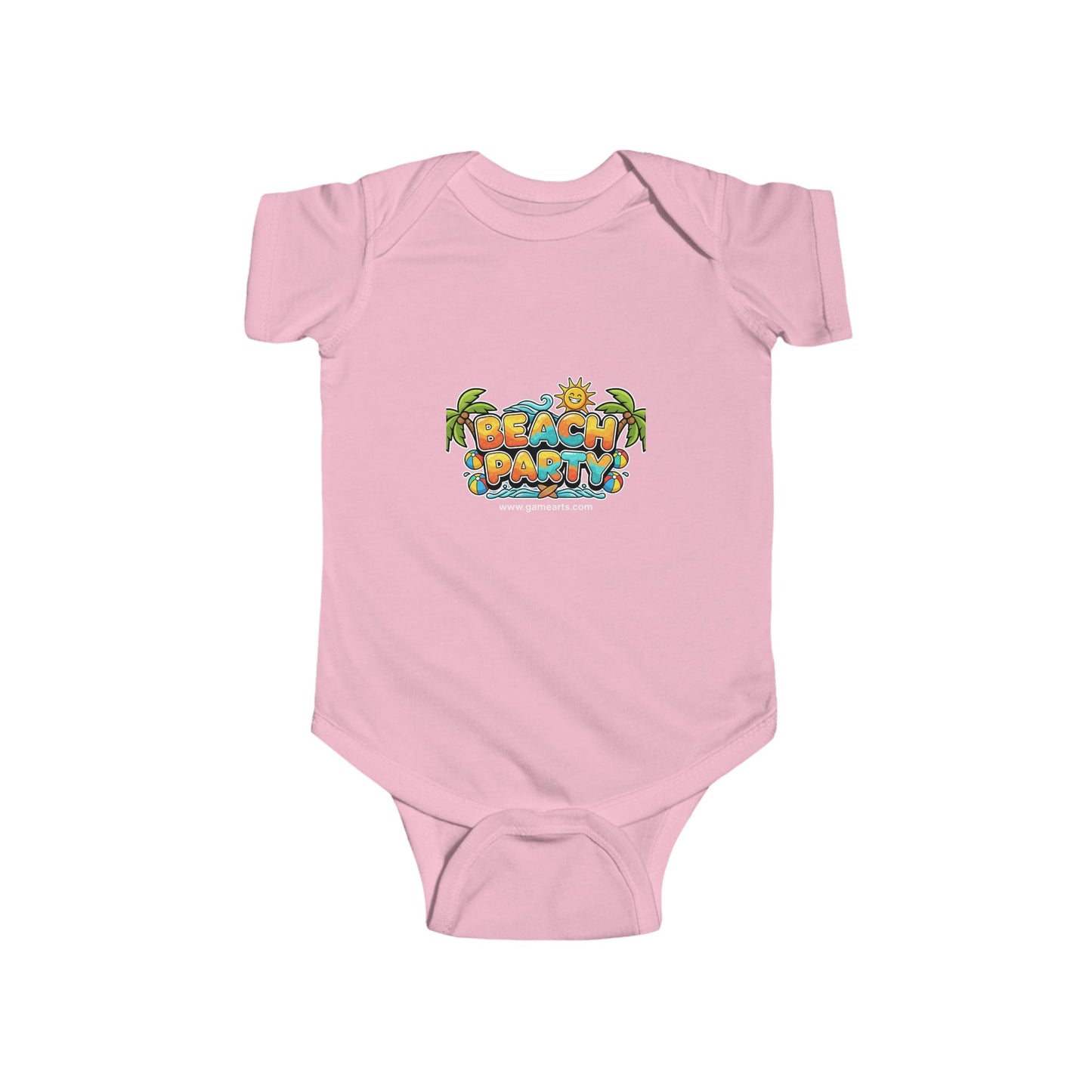 Beach Baby Bodysuit, Cute Infant Outfit, Summer Baby Clothes, Unisex Baby Gift, Tropical Baby Wear