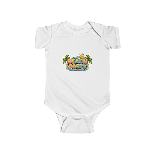 Beach Baby Bodysuit, Cute Infant Outfit, Summer Baby Clothes, Unisex Baby Gift, Tropical Baby Wear