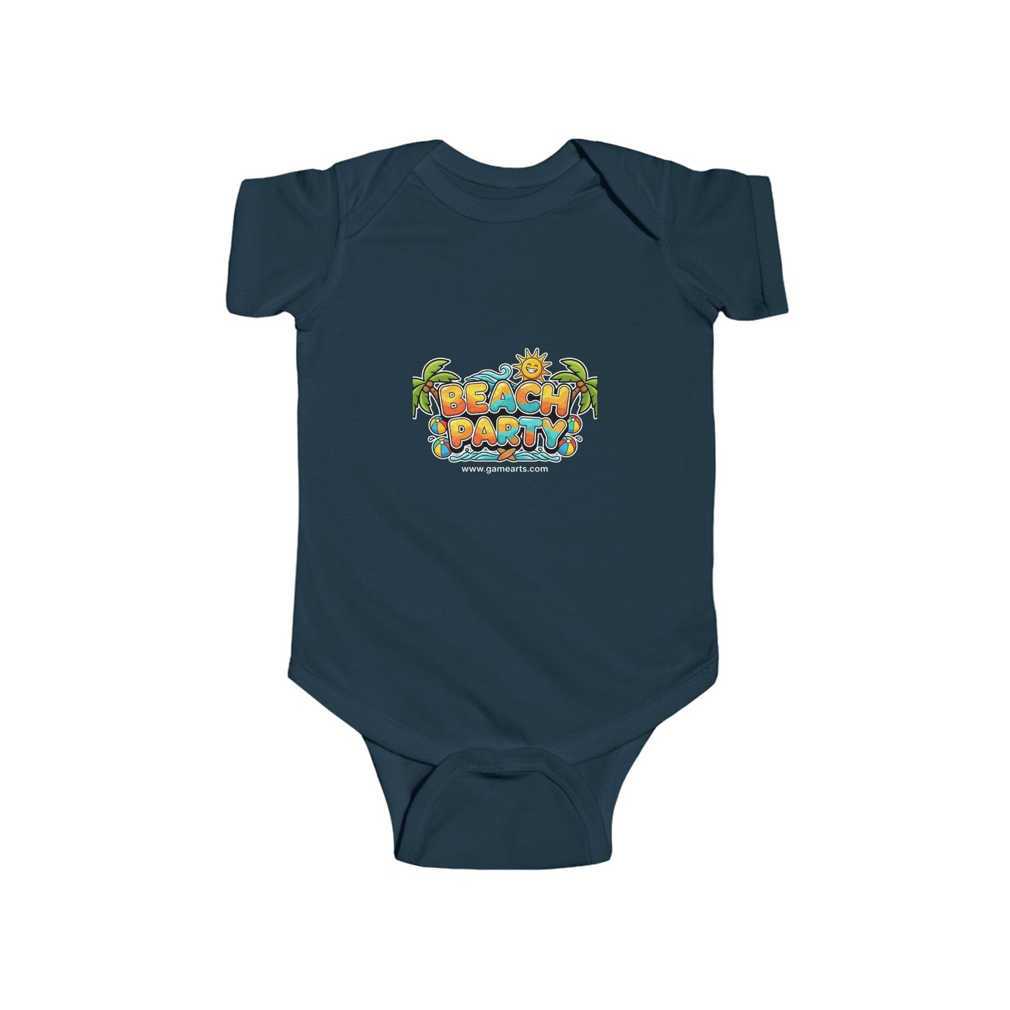 Beach Baby Bodysuit, Cute Infant Outfit, Summer Baby Clothes, Unisex Baby Gift, Tropical Baby Wear
