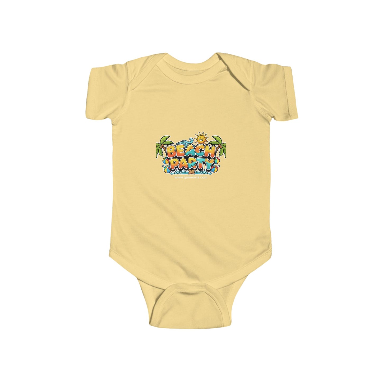Beach Baby Bodysuit, Cute Infant Outfit, Summer Baby Clothes, Unisex Baby Gift, Tropical Baby Wear