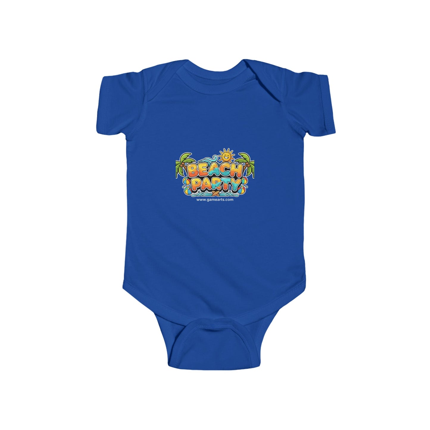 Beach Baby Bodysuit, Cute Infant Outfit, Summer Baby Clothes, Unisex Baby Gift, Tropical Baby Wear