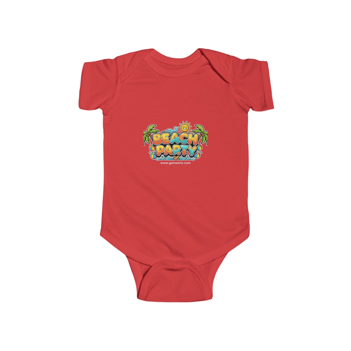 Beach Baby Bodysuit, Cute Infant Outfit, Summer Baby Clothes, Unisex Baby Gift, Tropical Baby Wear