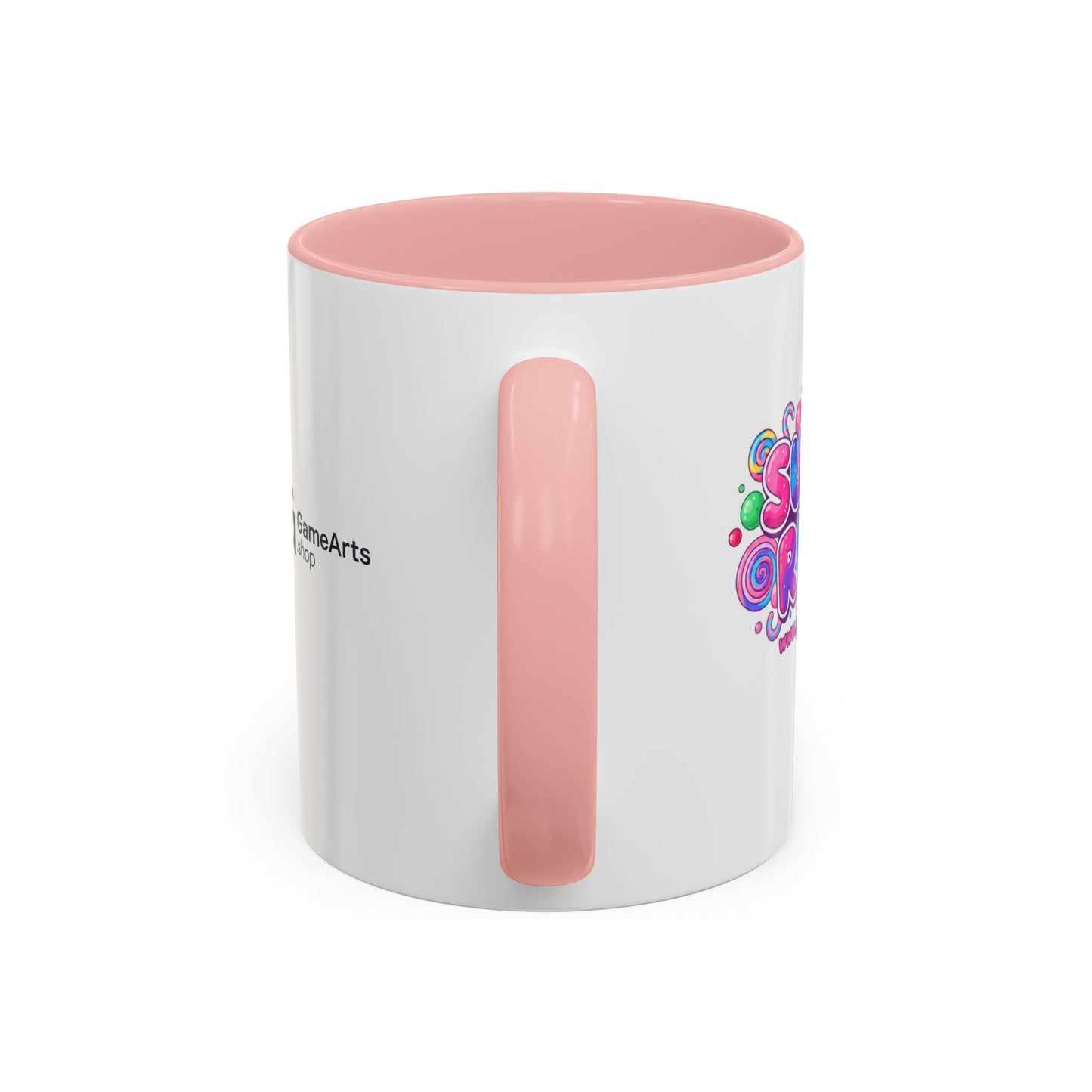 Colorful Sugar Rush Accent Coffee Mug - Fun Gift for Coffee Lovers, Holiday Cheer, Vibrant Drinkware, Party Favor