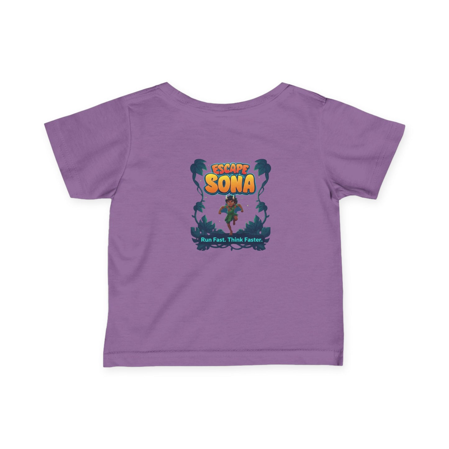Infant Adventure Tee, Cute Baby T-Shirt, Escape Sona Kids Wear, Toddler Fun Clothing, Summer Vacation Gift, Playful Baby Apparel