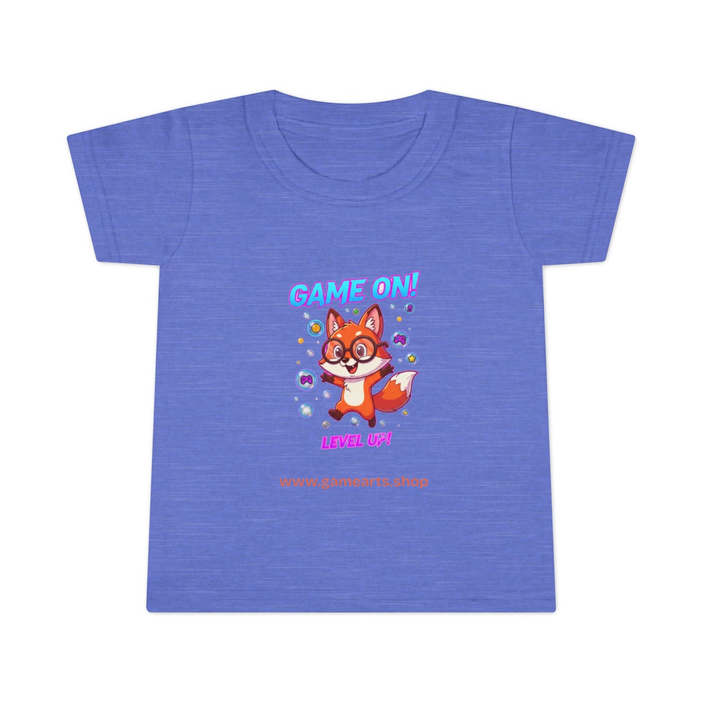 Bubble Fox Toddler Tee – Big Fun for Little Adventurers