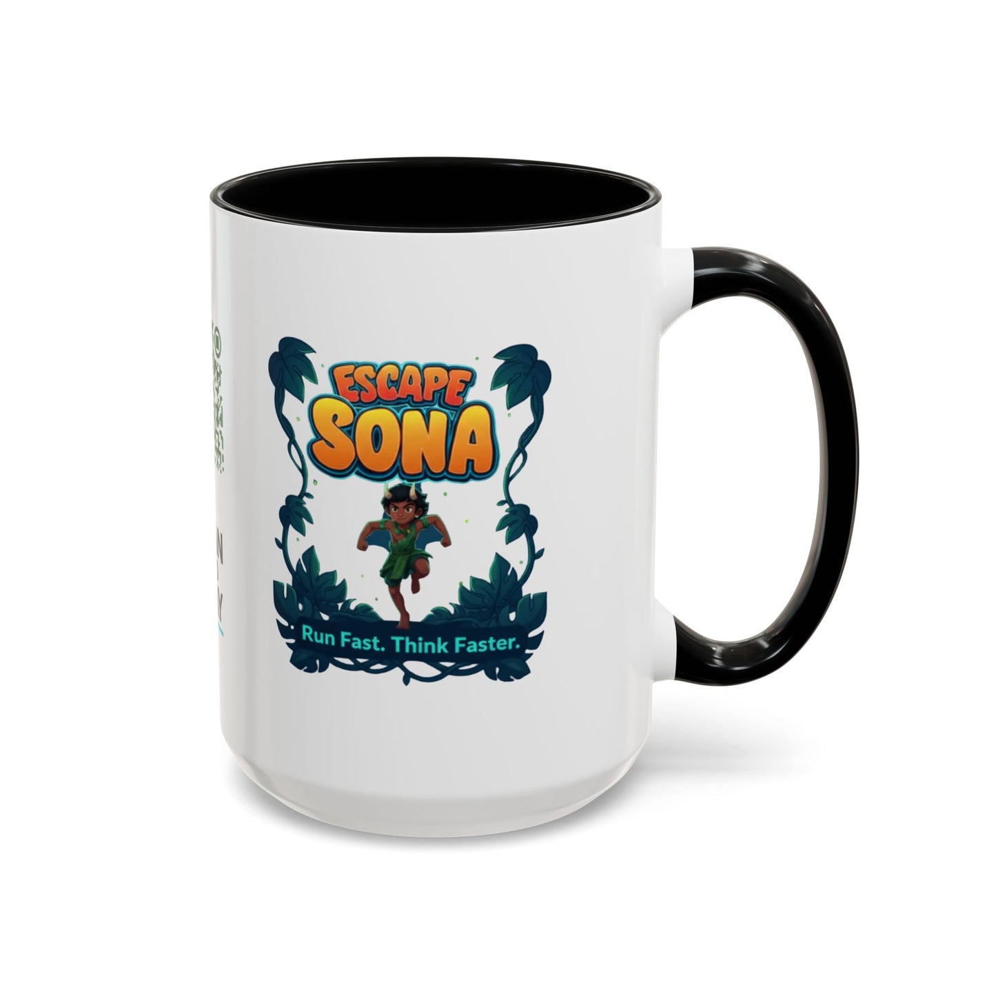 MahaSona Accent Mug – Sip in Style, Escape in Spirit - Whimsical Gift , Fun Drinkware, Perfect for Birthdays, Holidays, Office Decor