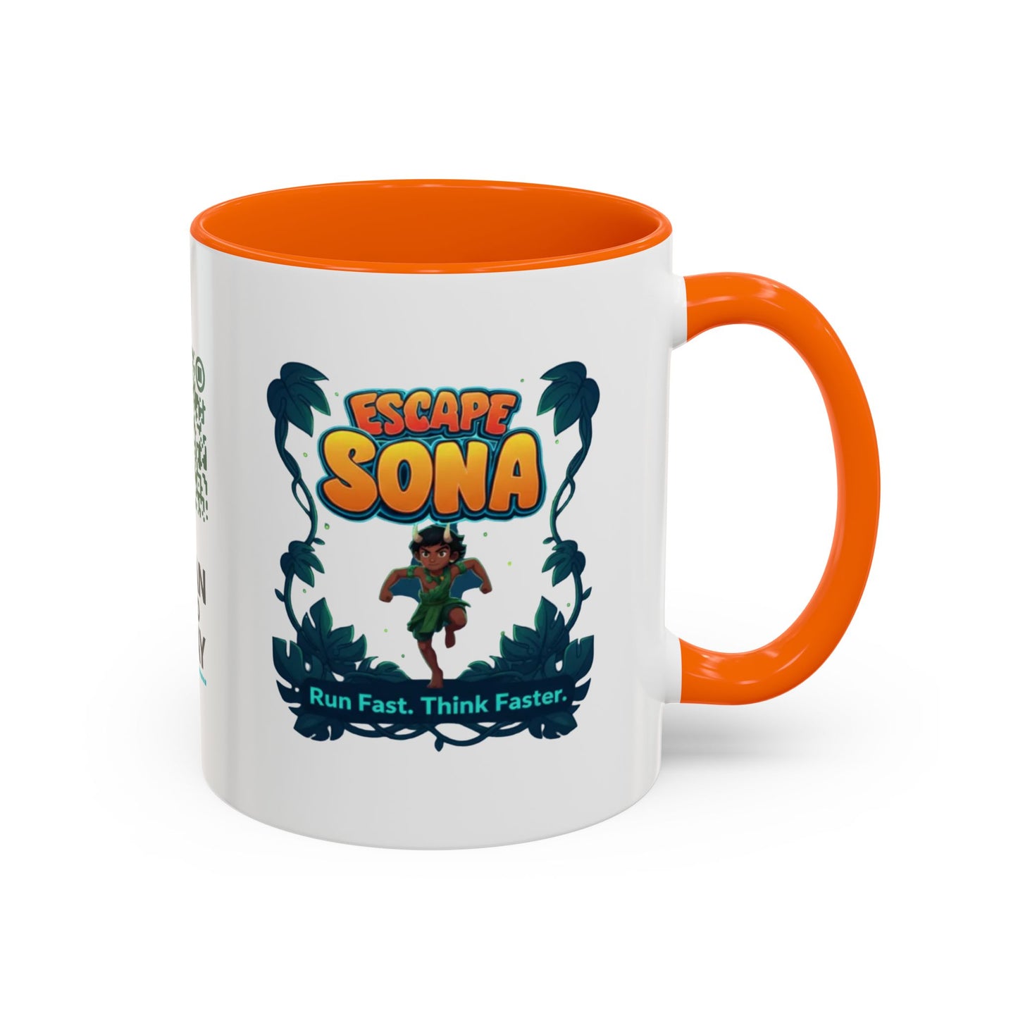 MahaSona Accent Mug – Sip in Style, Escape in Spirit - Whimsical Gift , Fun Drinkware, Perfect for Birthdays, Holidays, Office Decor