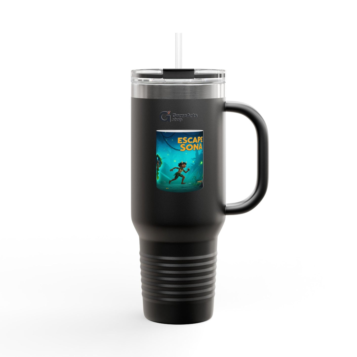 Escape to Adventure Insulated Travel Mug, 40oz | Ideal for Outdoor Enthusiasts, Gifts for Travelers, Motivational Coffee Cup, [...]