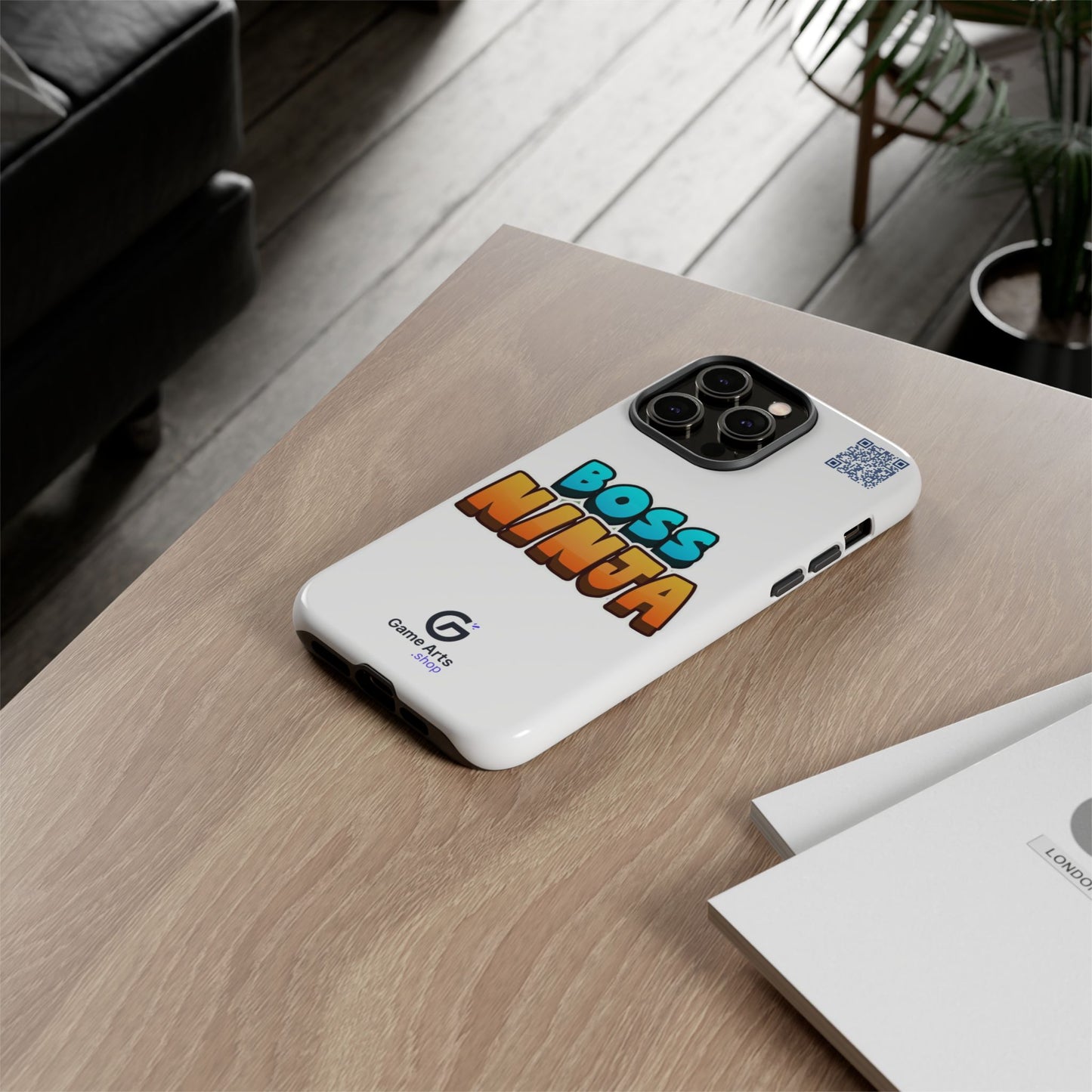 Boss Ninja Phone Case - Tough and Stylish Cover, Gamer Gift, Cool Phone Accessory, Fun Design, Unique Tech Protection