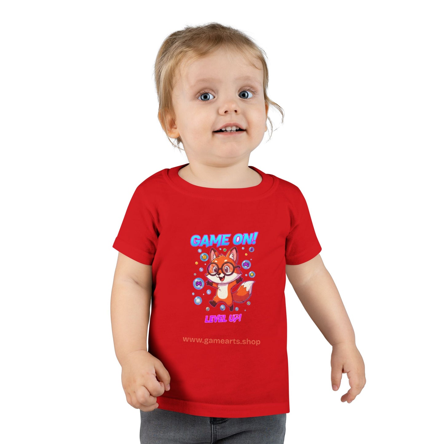 Bubble Fox Toddler Tee – Big Fun for Little Adventurers