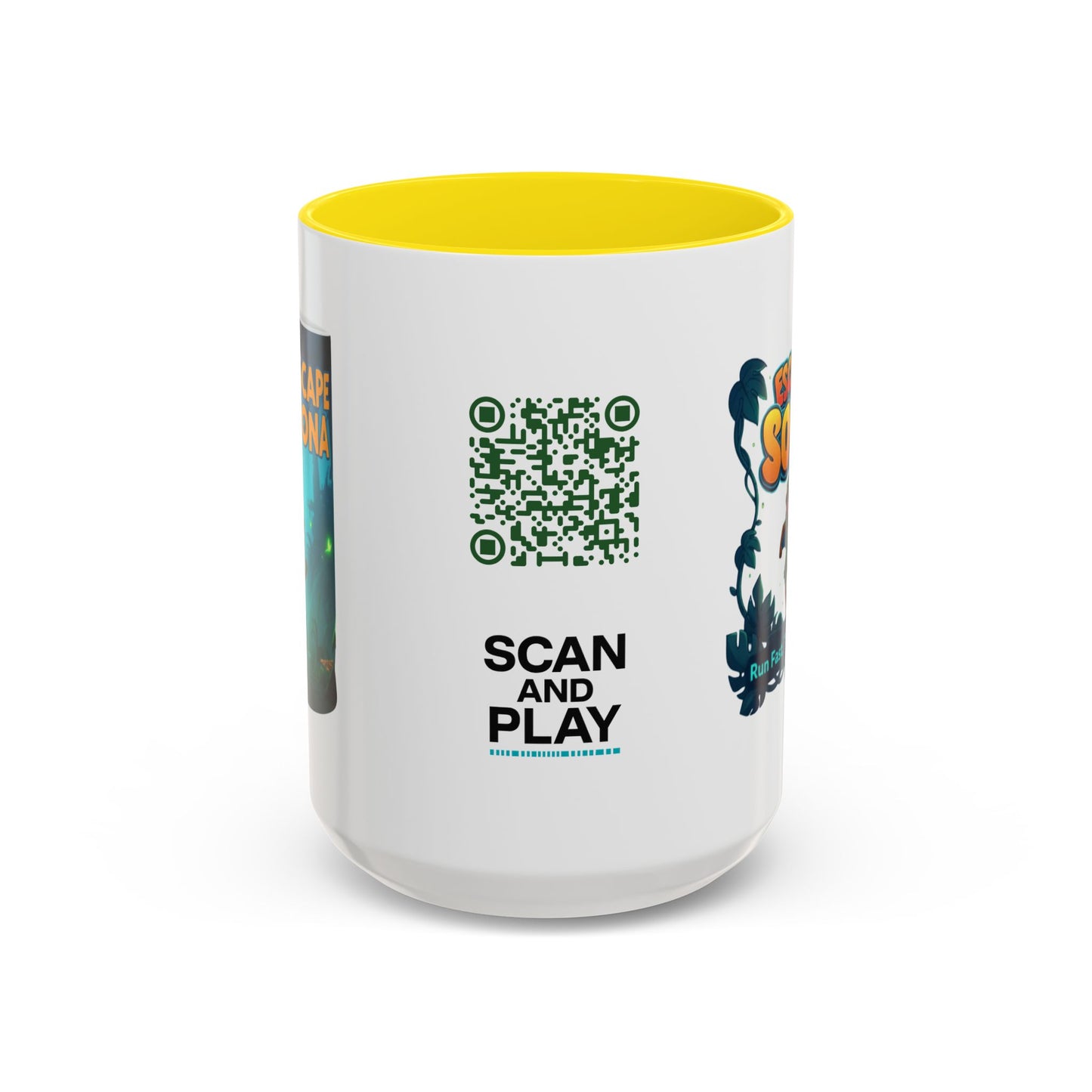 MahaSona Accent Mug – Sip in Style, Escape in Spirit - Whimsical Gift , Fun Drinkware, Perfect for Birthdays, Holidays, Office Decor