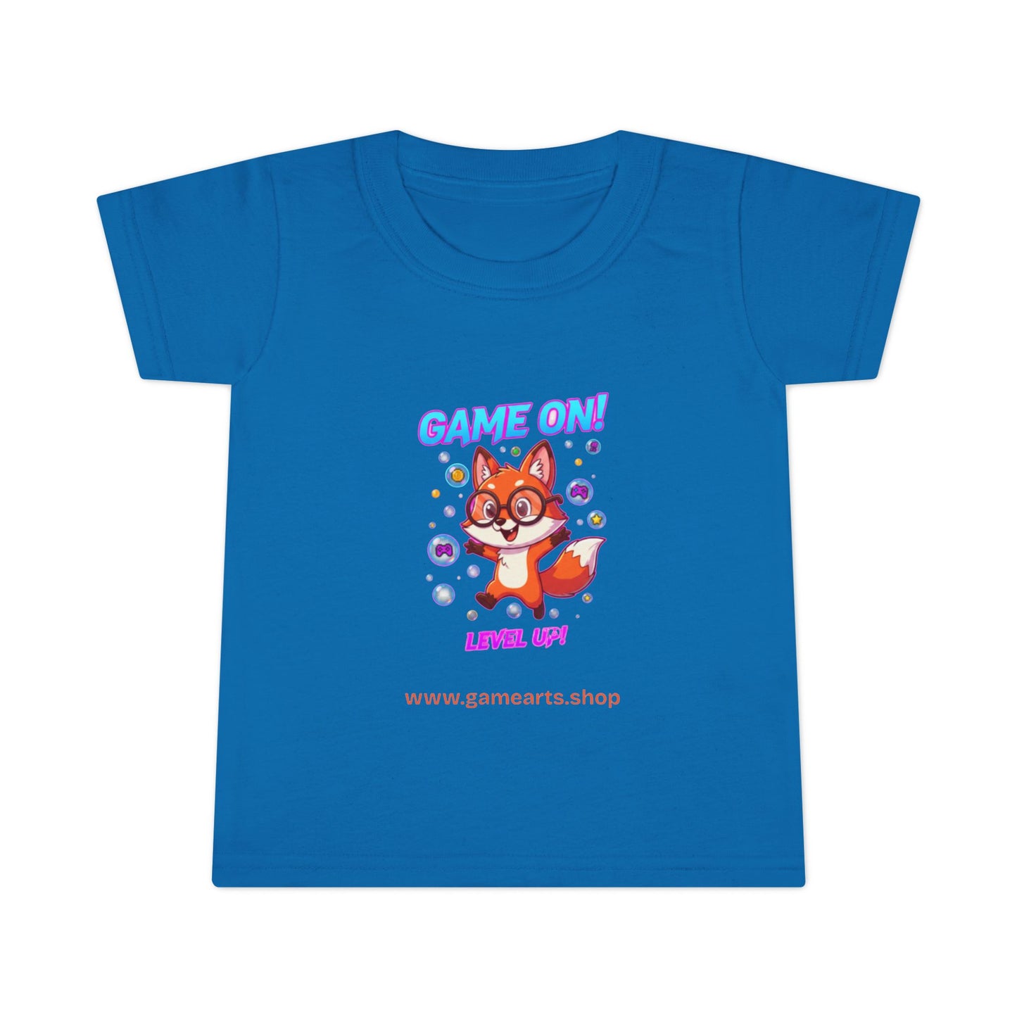 Bubble Fox Toddler Tee – Big Fun for Little Adventurers