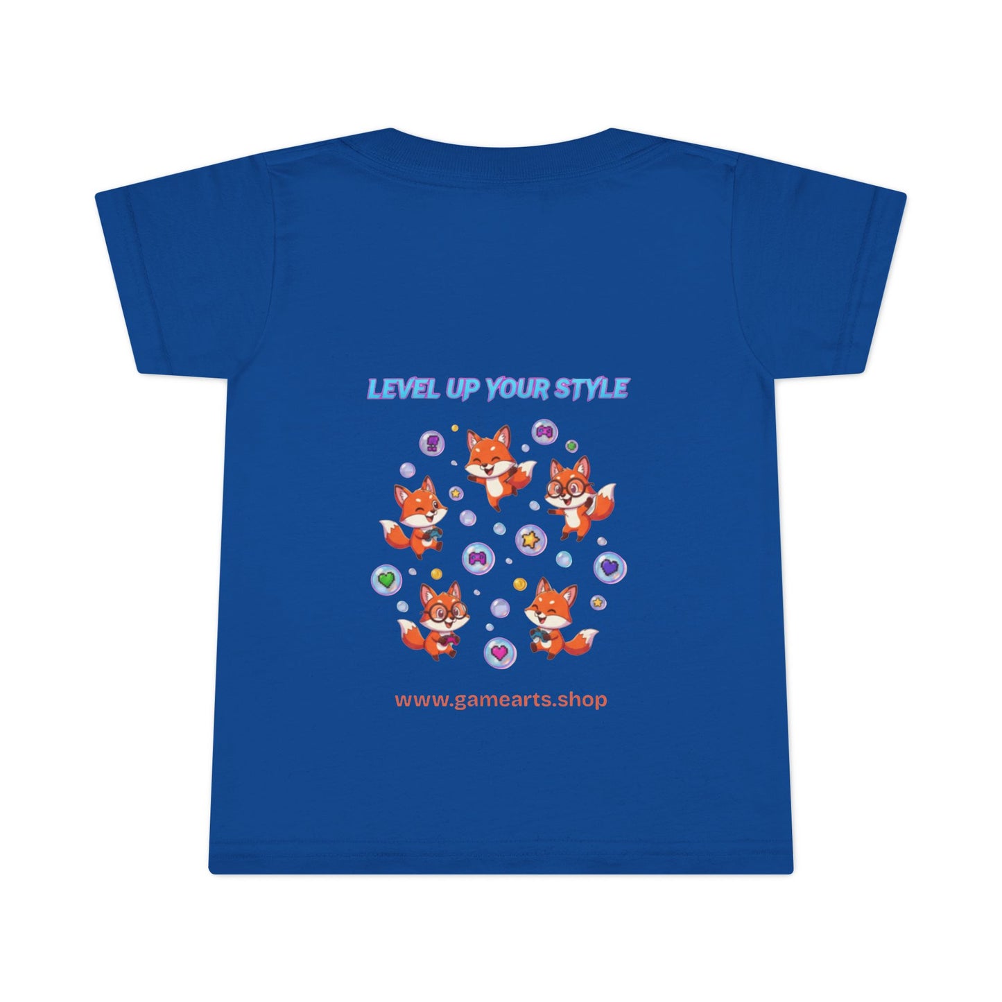 Bubble Fox Toddler Tee – Big Fun for Little Adventurers