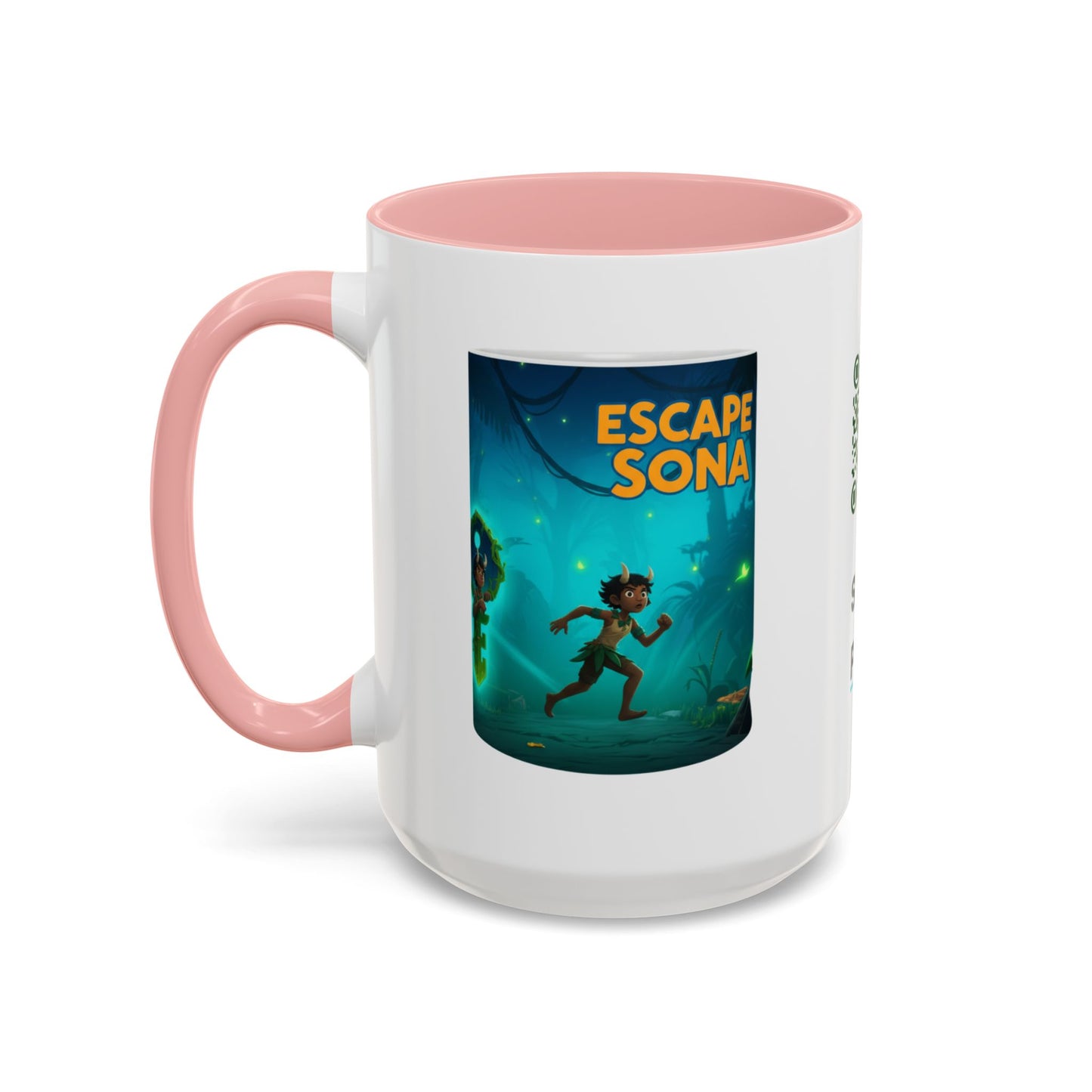 MahaSona Accent Mug – Sip in Style, Escape in Spirit - Whimsical Gift , Fun Drinkware, Perfect for Birthdays, Holidays, Office Decor