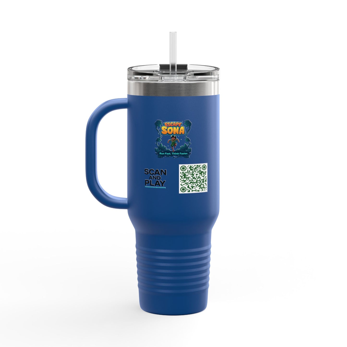 Escape to Adventure Insulated Travel Mug, 40oz | Ideal for Outdoor Enthusiasts, Gifts for Travelers, Motivational Coffee Cup, [...]