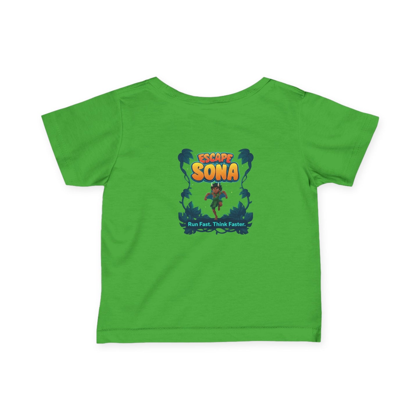 Infant Adventure Tee, Cute Baby T-Shirt, Escape Sona Kids Wear, Toddler Fun Clothing, Summer Vacation Gift, Playful Baby Apparel