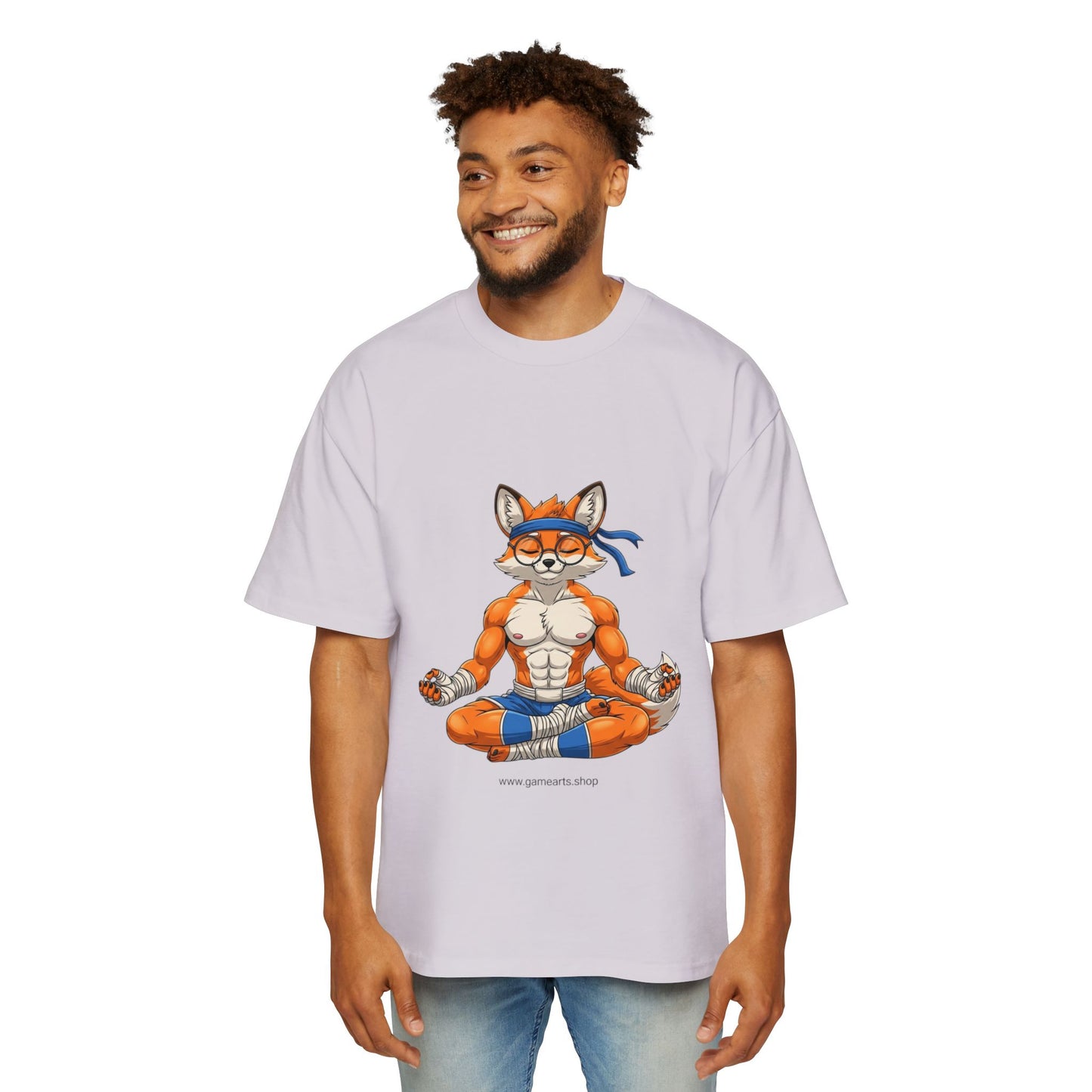“Bubble Fox: Motion Art Oversized Tee Featuring Playful Fox Design, Casual Tee, Gift for Him, Unique Graphic T-Shirt, Streetwear Essentials, [...]