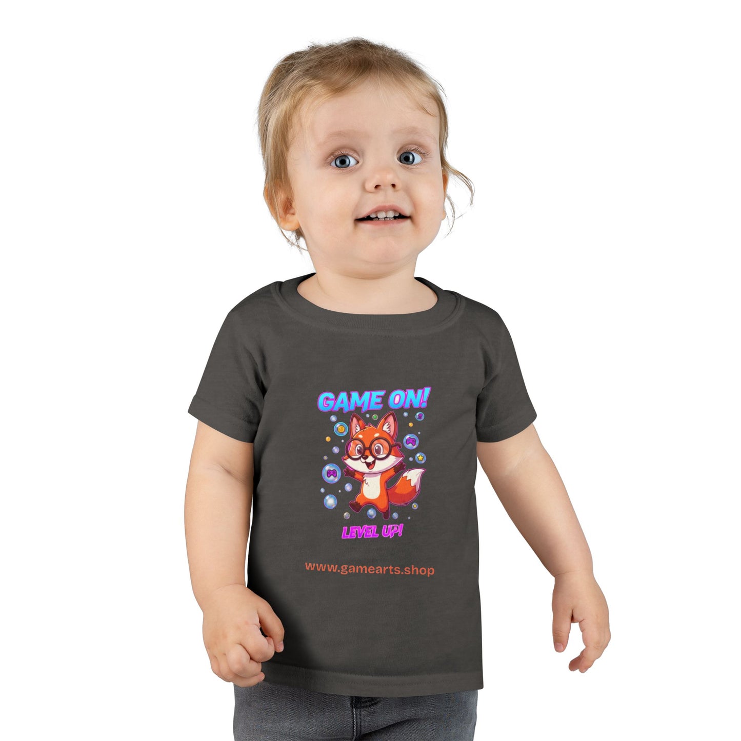 Bubble Fox Toddler Tee – Big Fun for Little Adventurers