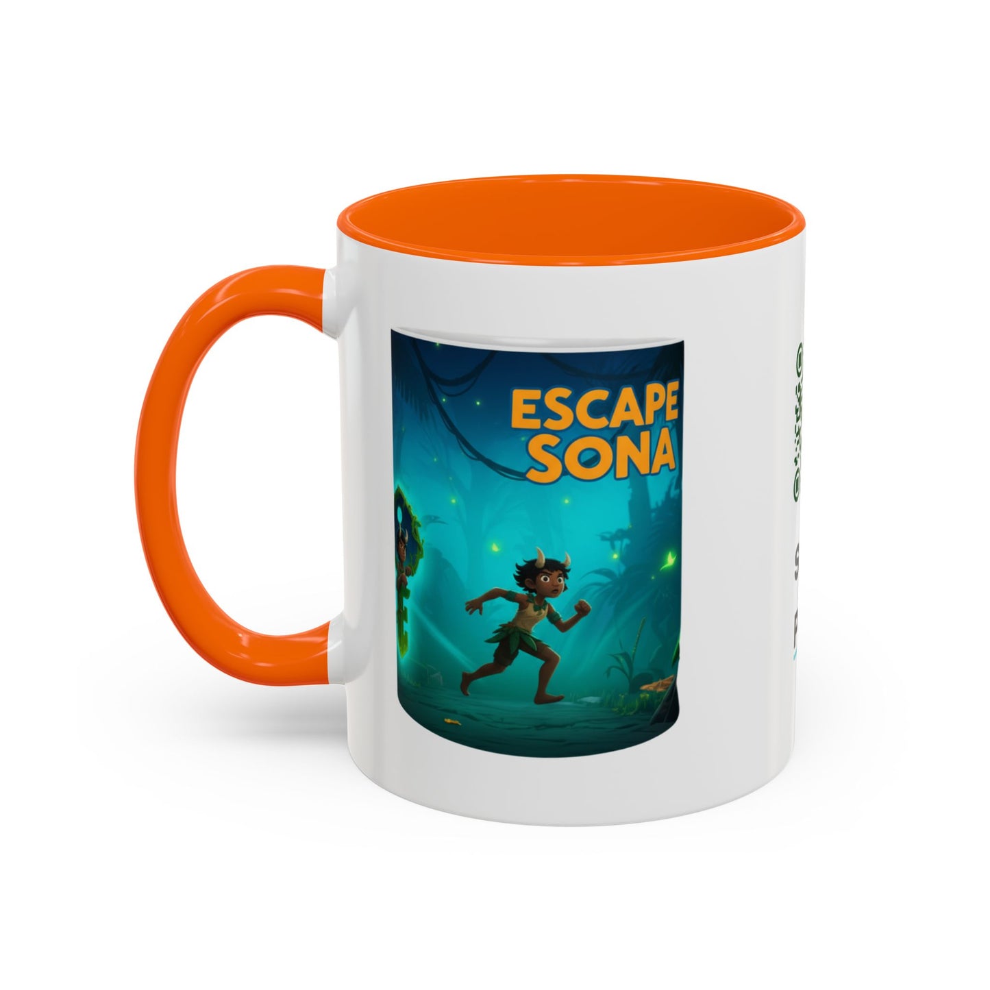 MahaSona Accent Mug – Sip in Style, Escape in Spirit - Whimsical Gift , Fun Drinkware, Perfect for Birthdays, Holidays, Office Decor