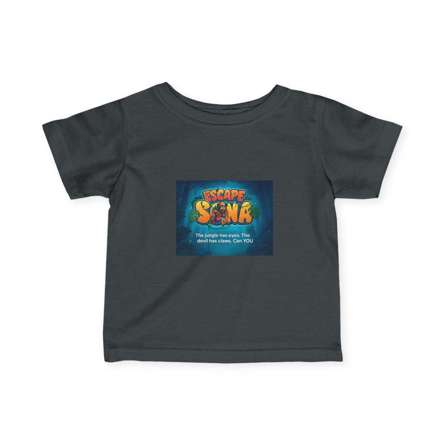 Infant Adventure Tee, Cute Baby T-Shirt, Escape Sona Kids Wear, Toddler Fun Clothing, Summer Vacation Gift, Playful Baby Apparel