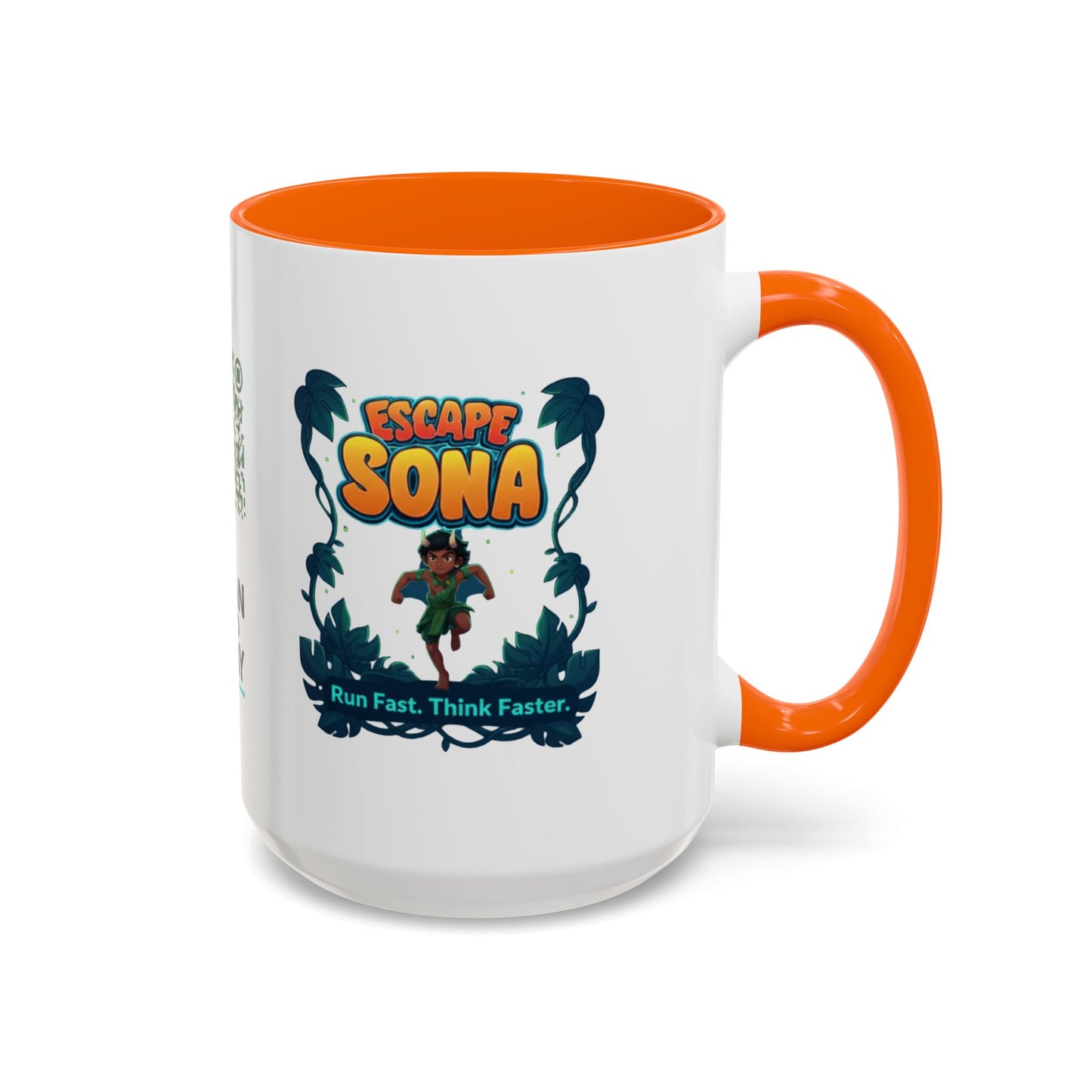 MahaSona Accent Mug – Sip in Style, Escape in Spirit - Whimsical Gift , Fun Drinkware, Perfect for Birthdays, Holidays, Office Decor