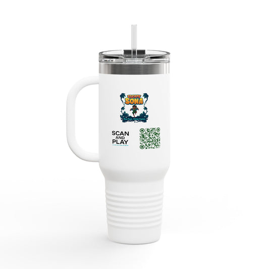 Escape to Adventure Insulated Travel Mug, 40oz | Ideal for Outdoor Enthusiasts, Gifts for Travelers, Motivational Coffee Cup, [...]