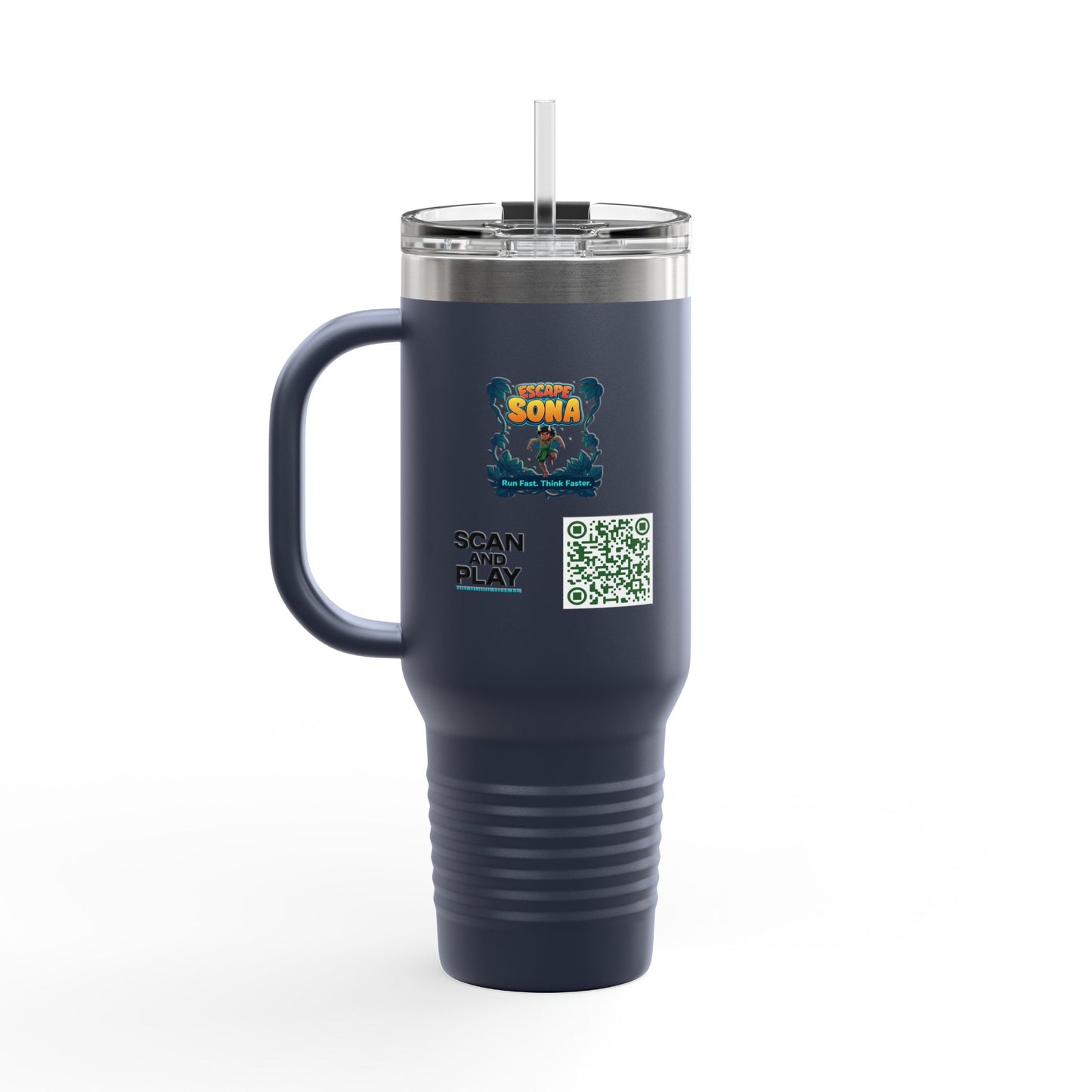 Escape to Adventure Insulated Travel Mug, 40oz | Ideal for Outdoor Enthusiasts, Gifts for Travelers, Motivational Coffee Cup, [...]