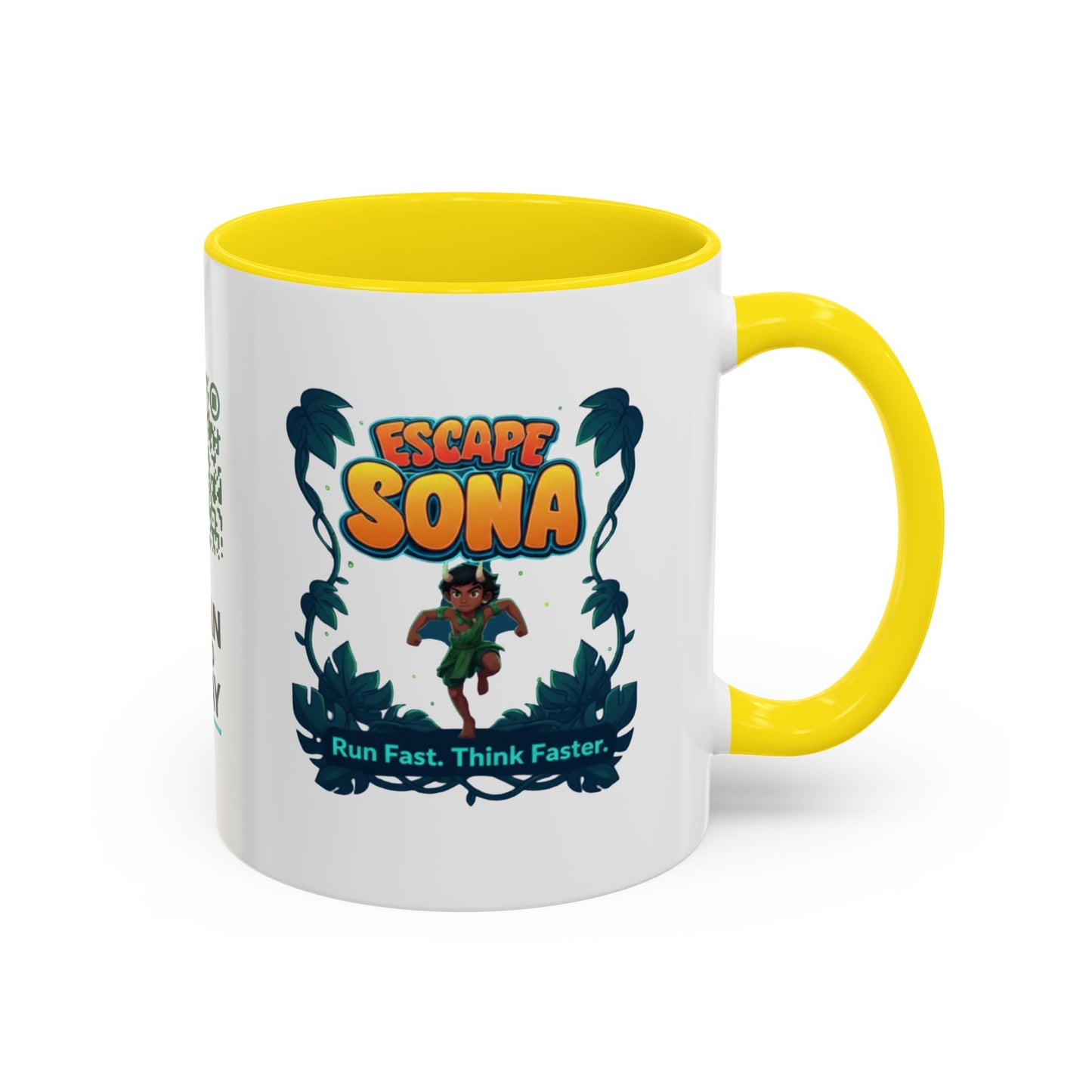 MahaSona Accent Mug – Sip in Style, Escape in Spirit - Whimsical Gift , Fun Drinkware, Perfect for Birthdays, Holidays, Office Decor