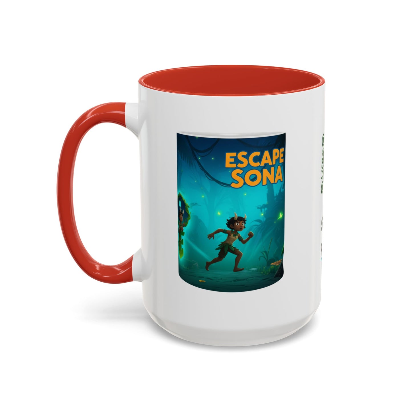 MahaSona Accent Mug – Sip in Style, Escape in Spirit - Whimsical Gift , Fun Drinkware, Perfect for Birthdays, Holidays, Office Decor