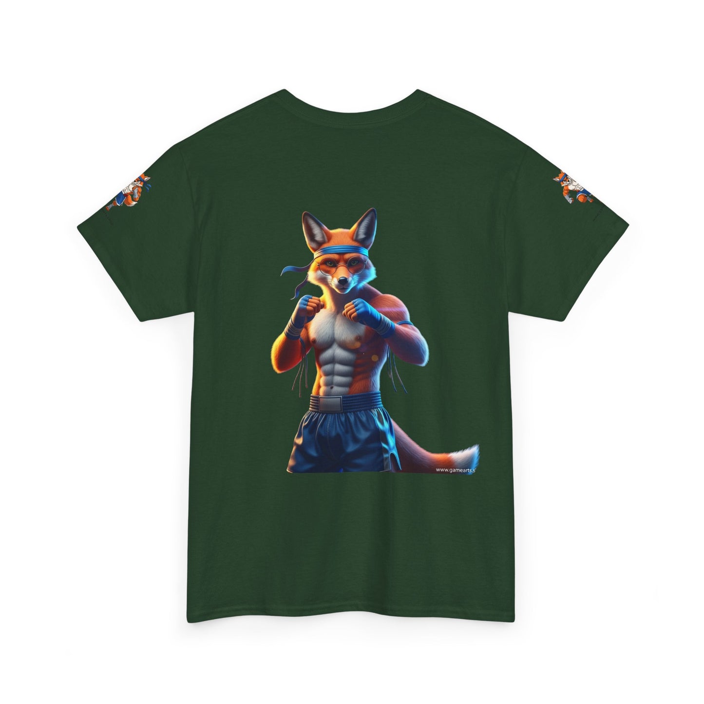 Bubble Fox: Strength & Chill Tee- Relaxation Shirt, Yoga Apparel, Gift for Fox Lovers, Casual Wear, Mindfulness Tee